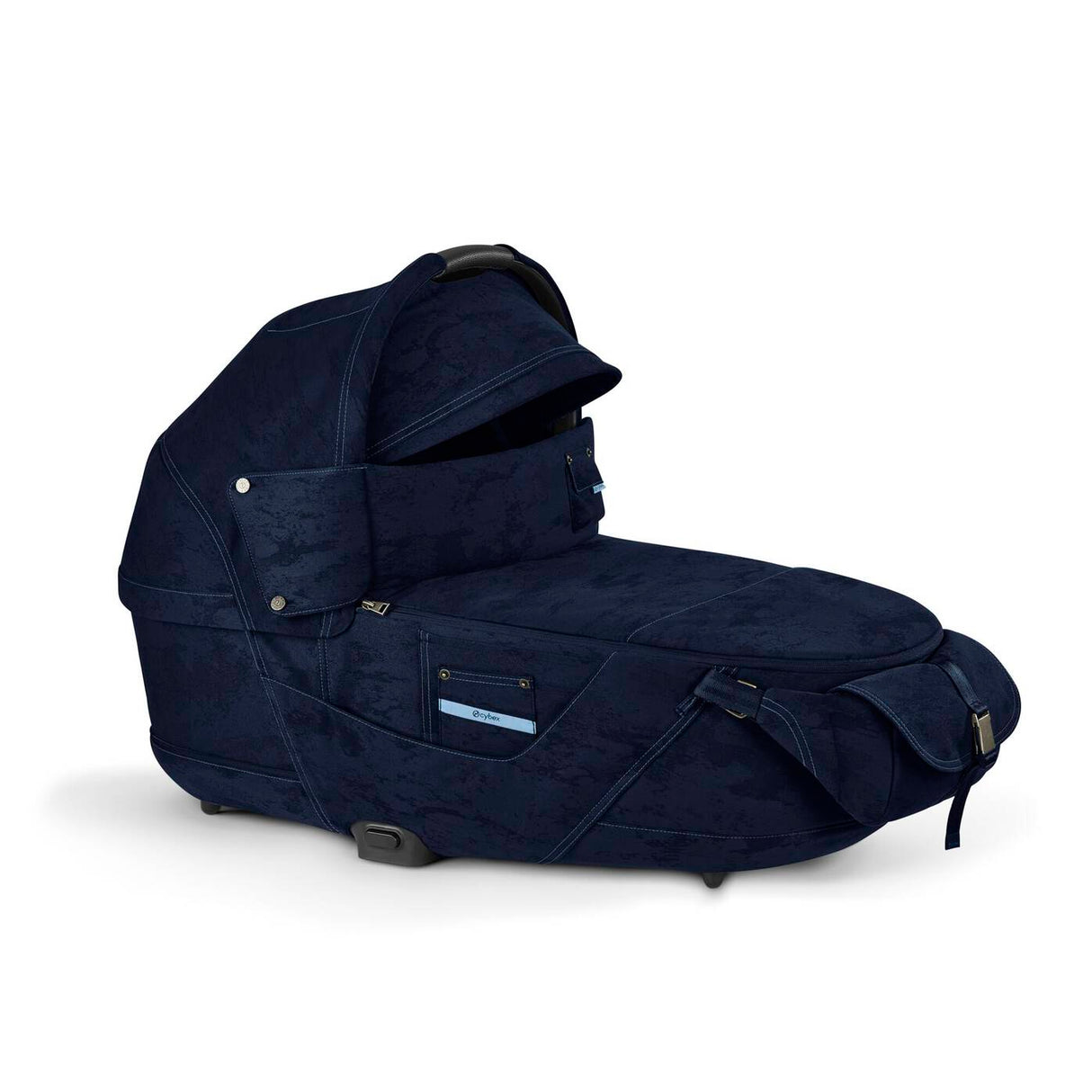 Priam Lux Carry Cot Rebellious Luxury Denim Blue