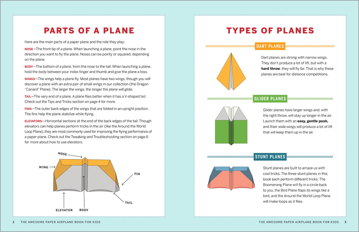 Awesome Paper Airplane Book for Kids