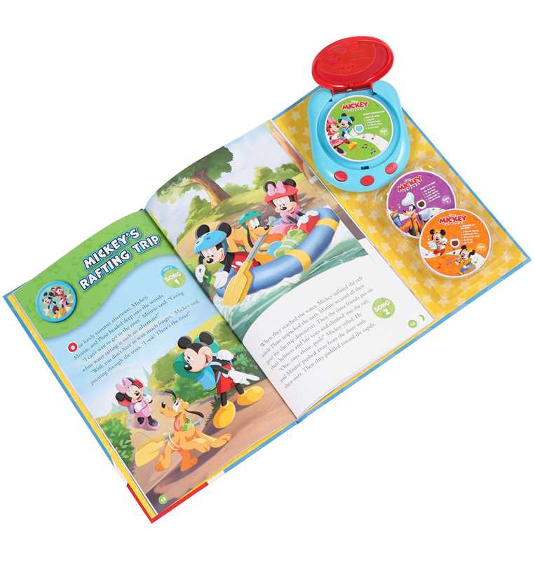 Disney Mickey Mouse: All Through the Day Music Player Storybook by