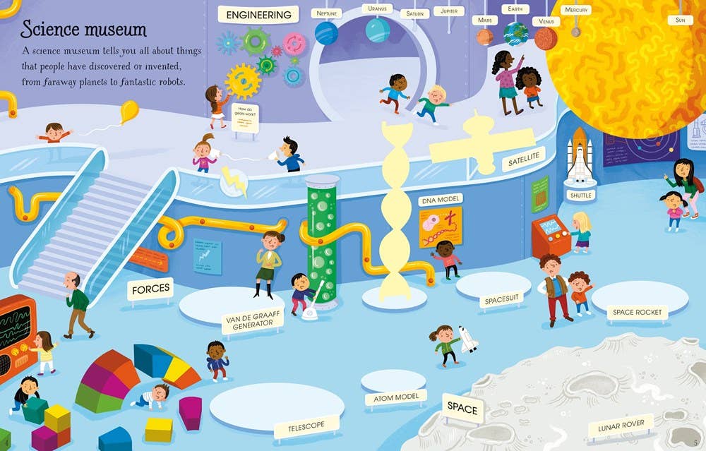 First Sticker Book Museums : Usborne