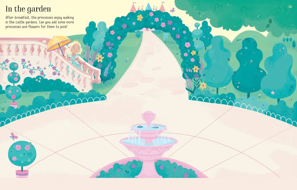 First Sticker Book Princesses : Usborne