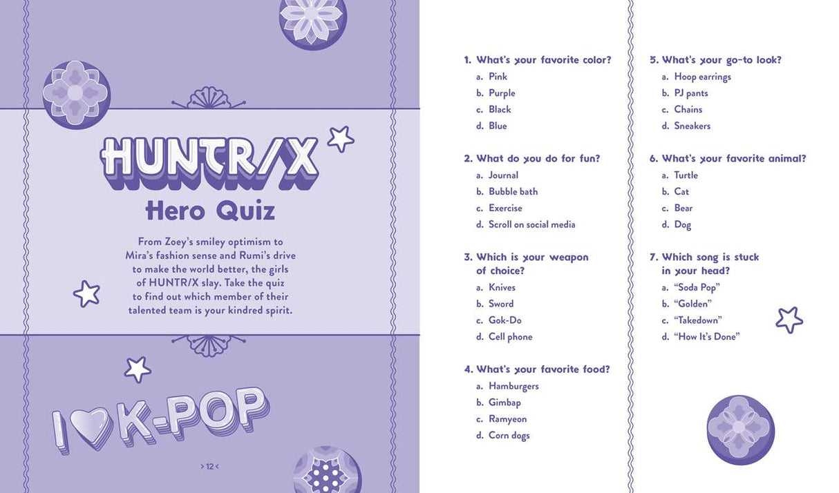 Unofficial KPop Demon Hunters Activity Book by Lila Violet