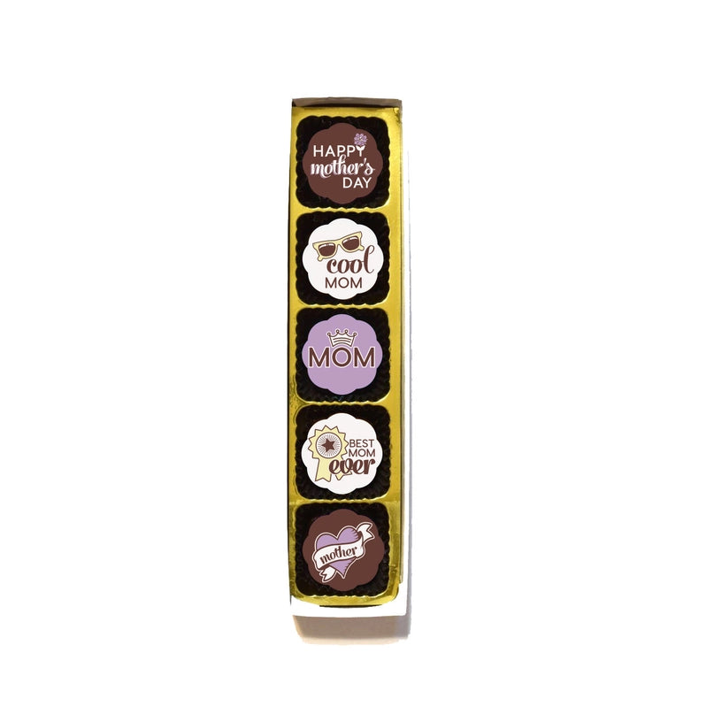 Best Mom Ever Chocolate Covered Caramels (box of 5)