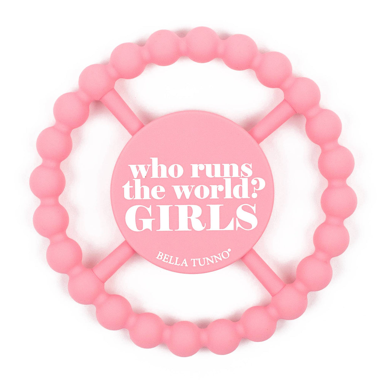 Who Runs the World Happy Teether
