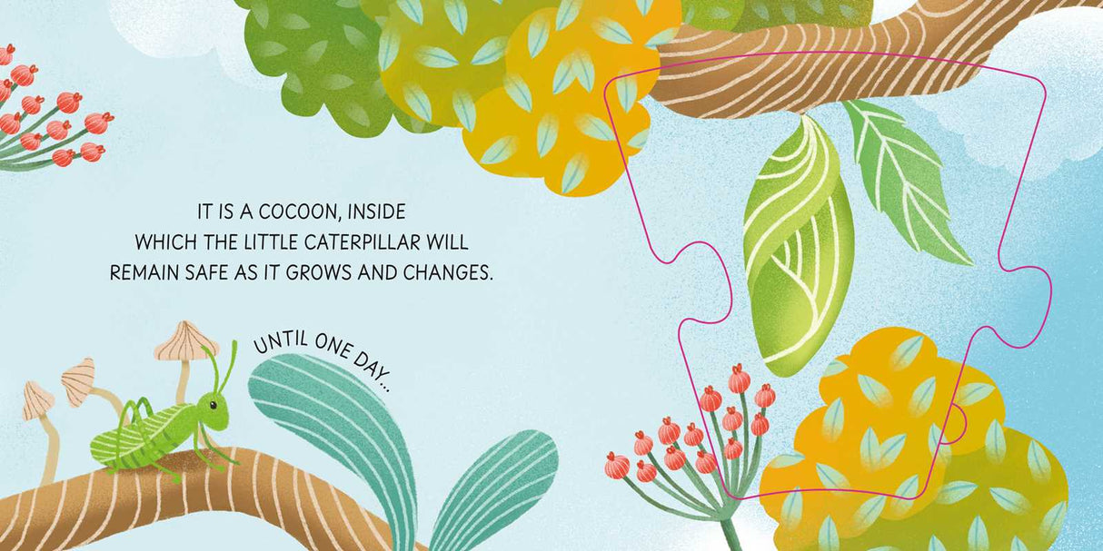 Grow-a-Puzzle. Becoming a Butterfly by