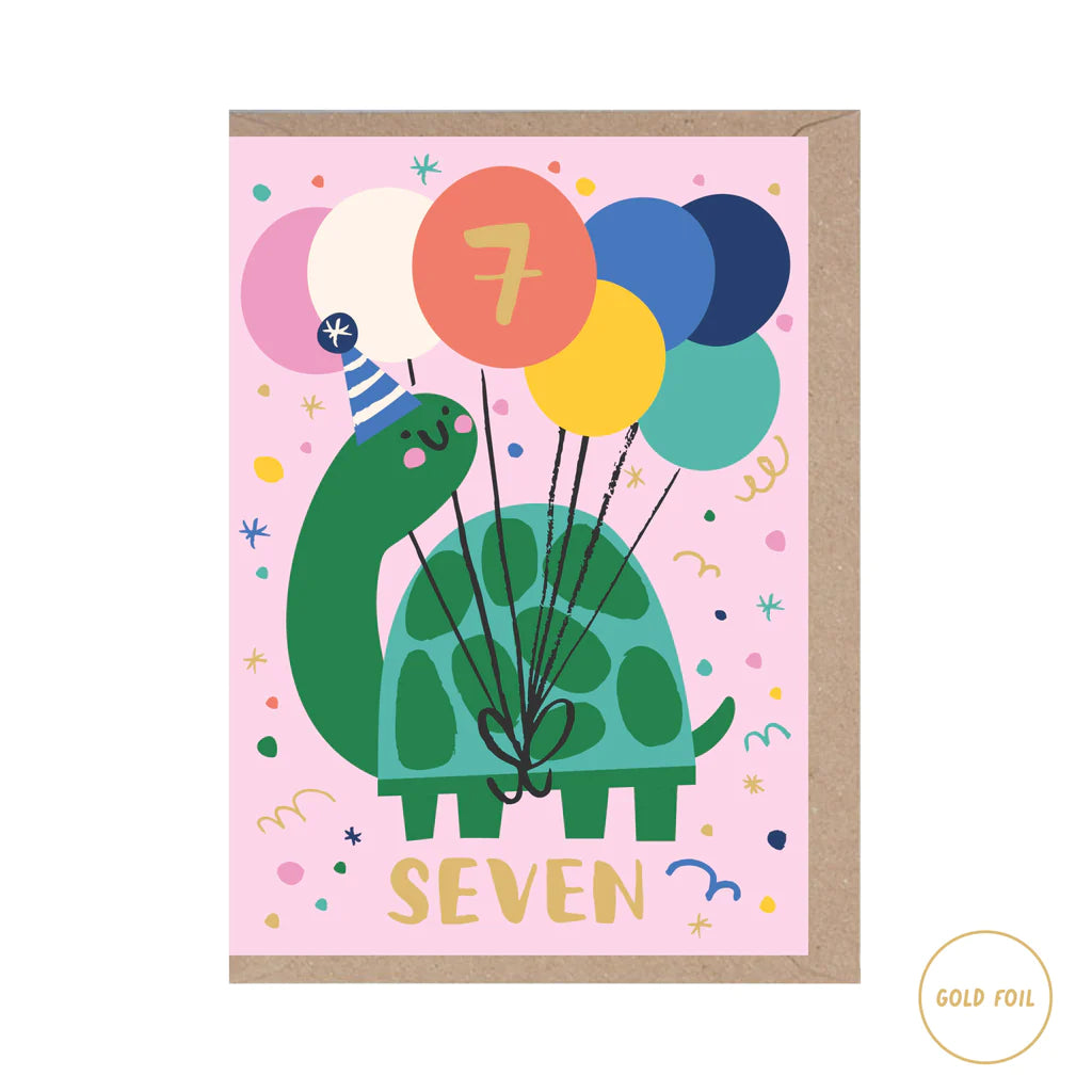 7-Age Seven-Turtle number cards