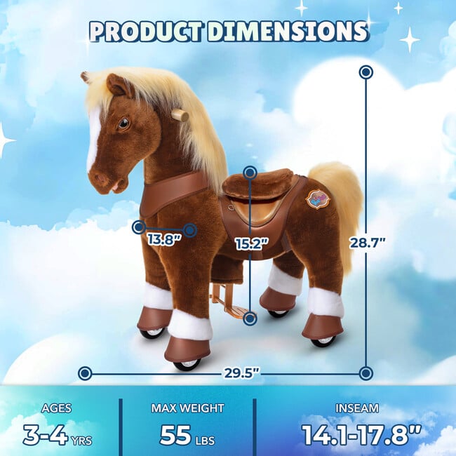 PonyCycle Model Y Horse, Brown