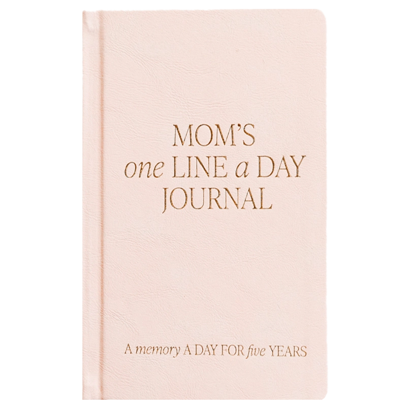 High-quality leather one line a day journal for mom, perfect Mother's Day gift