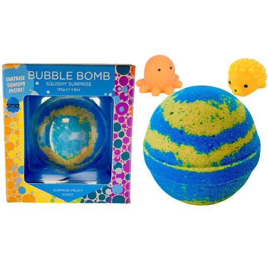 1 Pack Squishy Bath Bombs for Kids with Toy Surprises