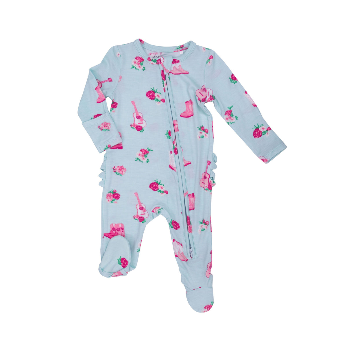 Angel Dear 2 Way Zipper Footie - Fancy Cowgirl