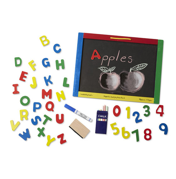 Melissa & Doug Magnetic Chalk & Dry Erase Board - Tadpole