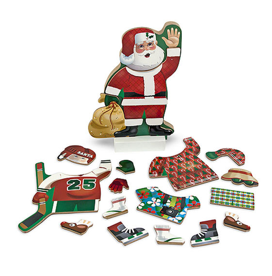 Melissa & Doug Santa Claus Magnetic Dress-Up Set - Tadpole