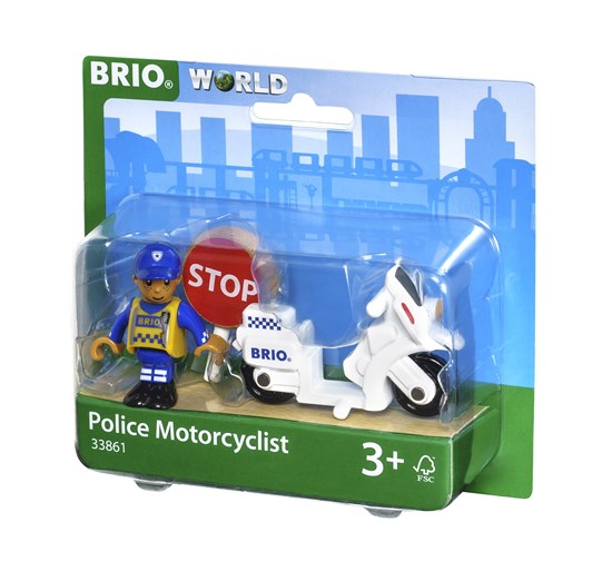 Brio Police Motorcycle - Tadpole