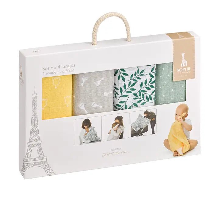 4 colored swaddles set - Tadpole