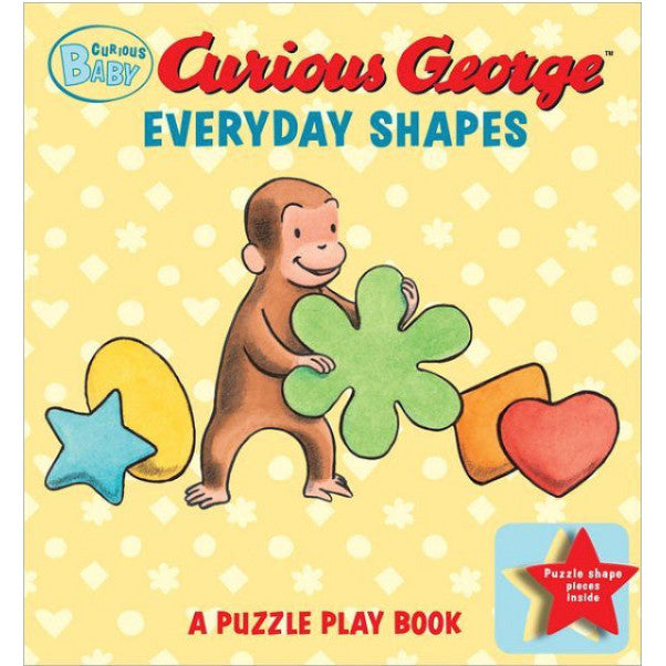 Curious George Everyday Shapes Puzzle Play Book - Tadpole