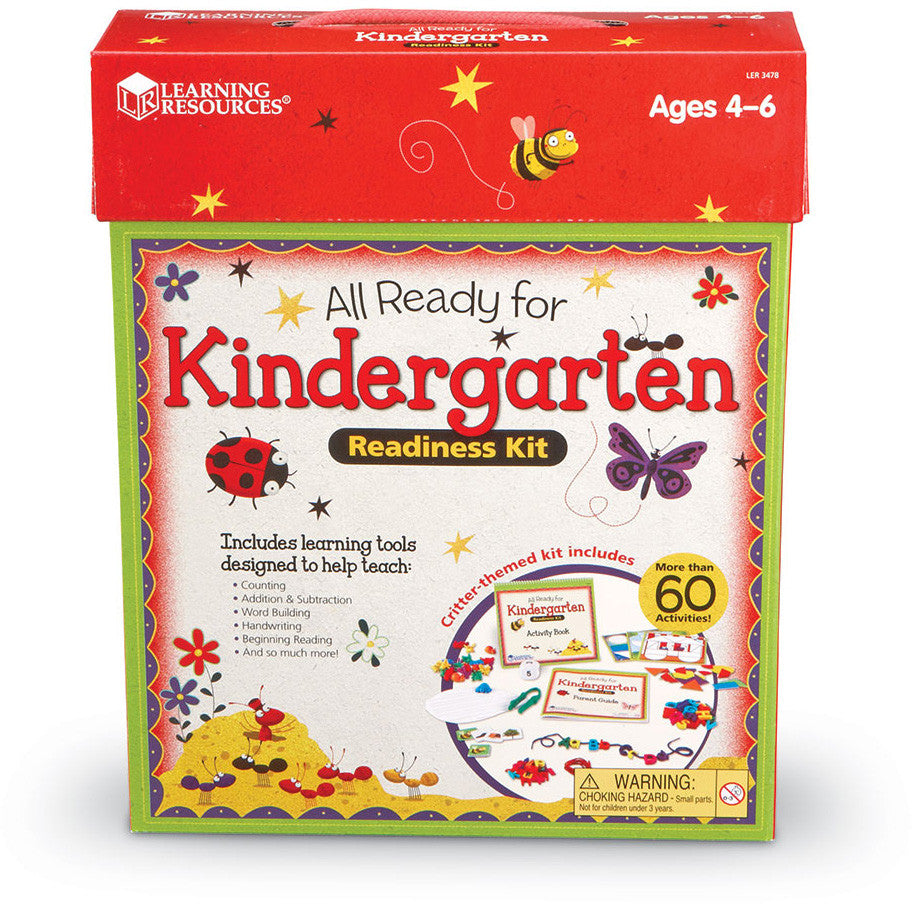 Learning Resources All Ready For Kindergarten Readiness Kit - Tadpole