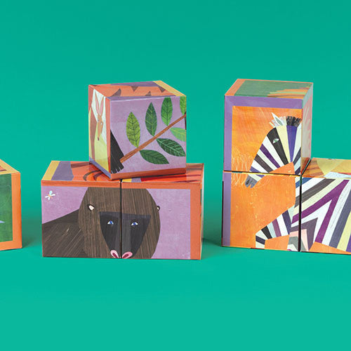 Mudpuppy Block Puzzle Wild Animals - Tadpole