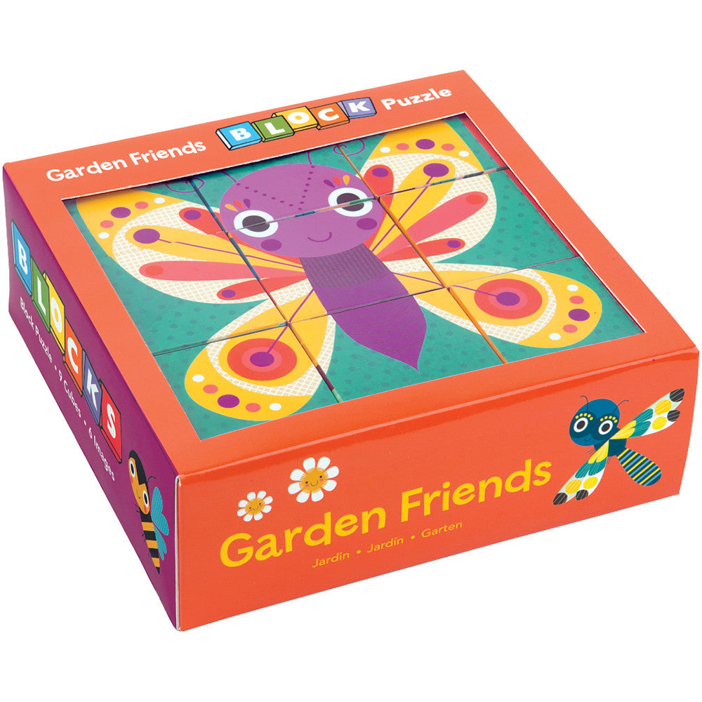 Mudpuppy Block Puzzle Garden Friends - Tadpole