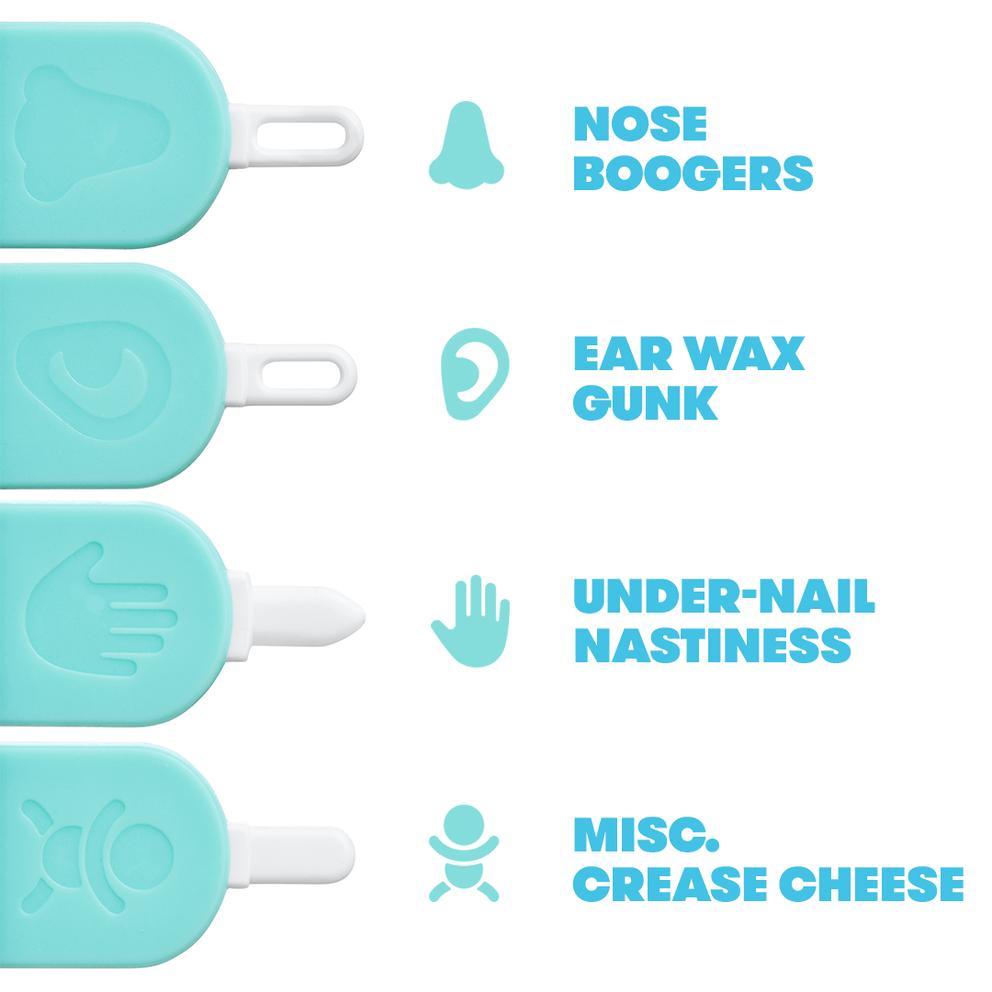 FridaBaby 3-in-1 Nose, Nail + Ear Picker - Tadpole
