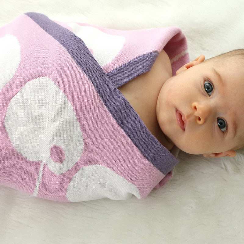 Silkberry Baby Sweater Blanket Cherry - Tadpole