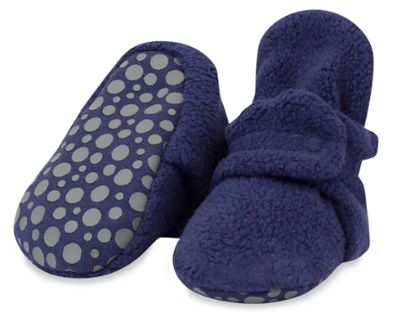 Zutano Cozie Fleece Gripper Booties