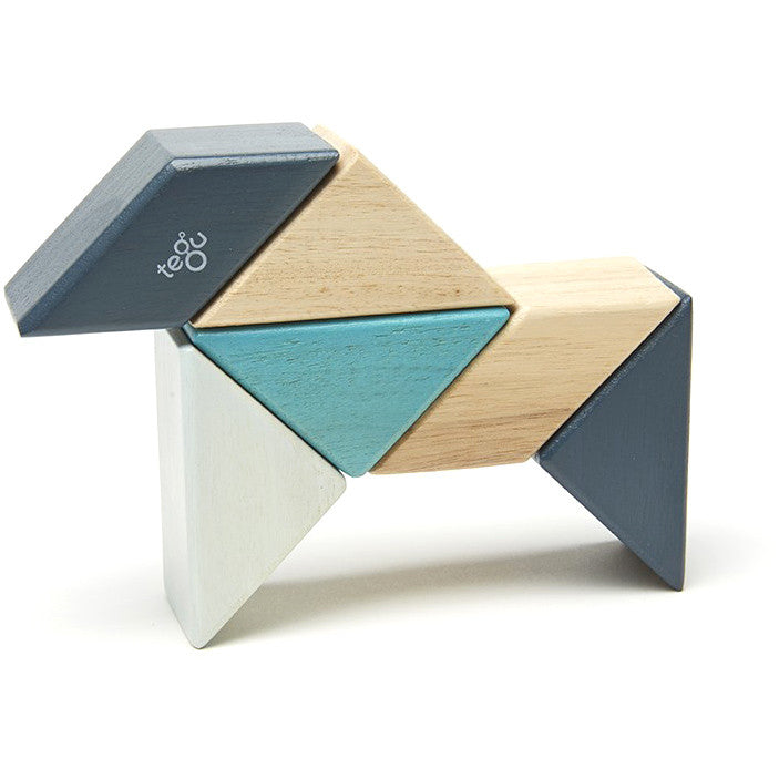 Tegu Pocket Pouch Prism Magnetic Block Set - Tadpole