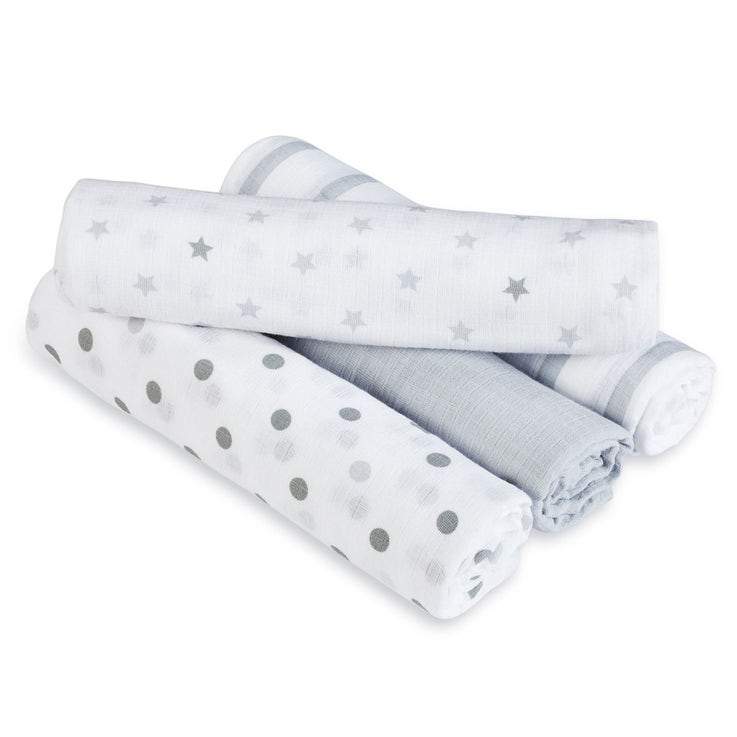 Aden + Anais Swaddle 4pk - Tadpole