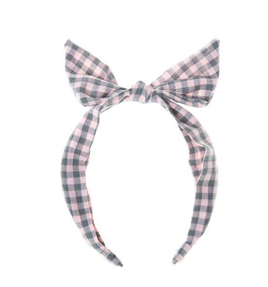 Annie Check Headband - Tadpole