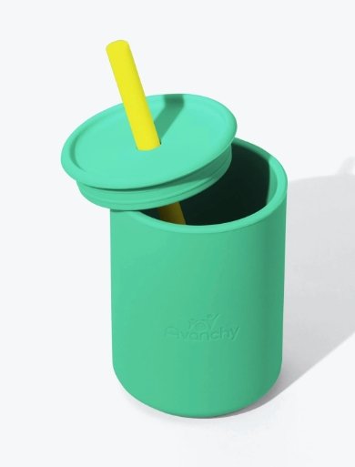 Avanchy La Petite Medium Silicone 8oz. Baby Cup - Tadpole