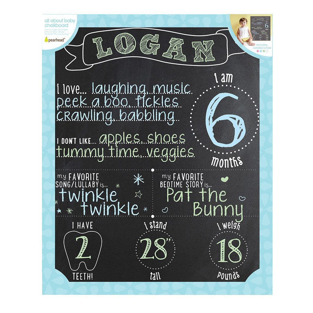 Baby Highlights Photo Sharing Chalkboard - Tadpole