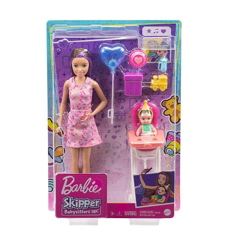Barbie Skipper Babysitters Inc. Dolls & Playset - Birthday Party - Tadpole