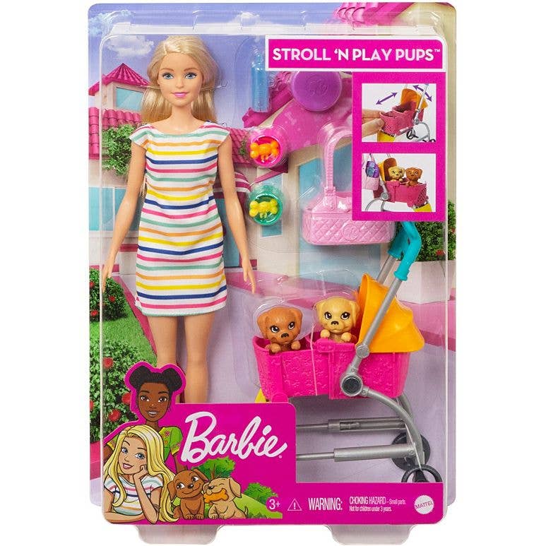 Barbie Stroll ‘n Play Pups Playset - Tadpole