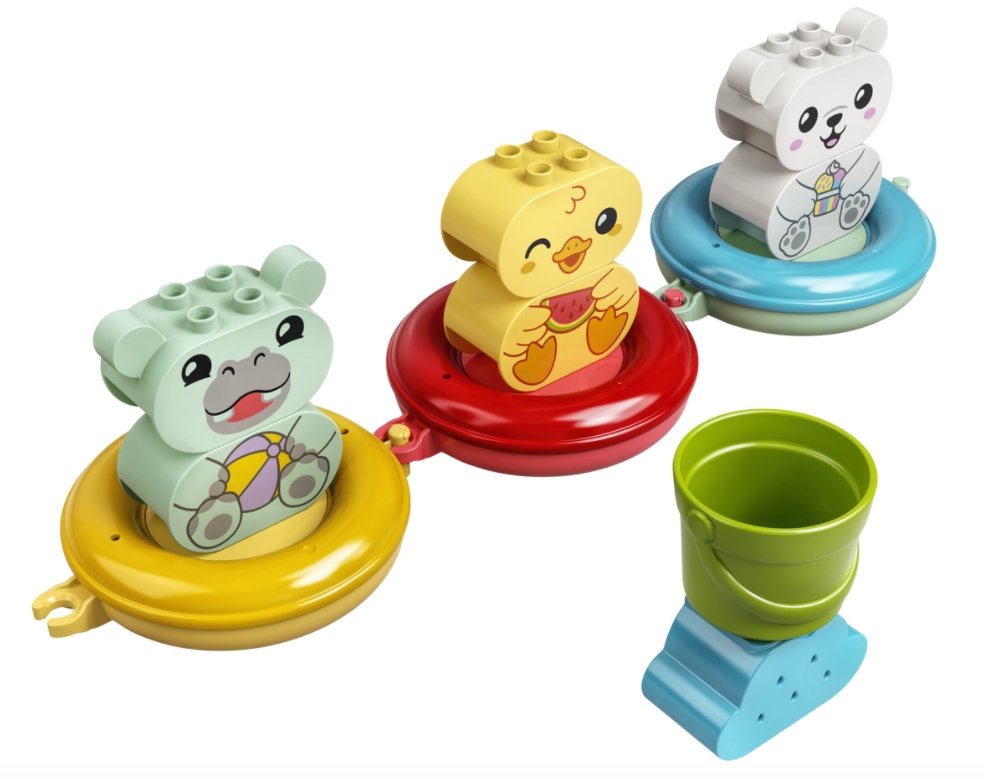 Bath Time Fun: Floating Animal Island - Tadpole