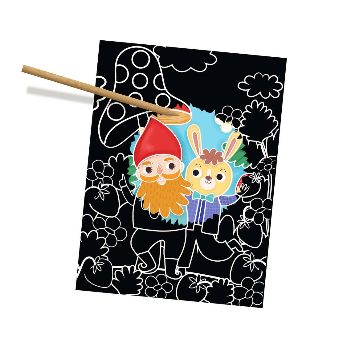 Bright Stripes Scratch-Tastic Pictures - Tadpole