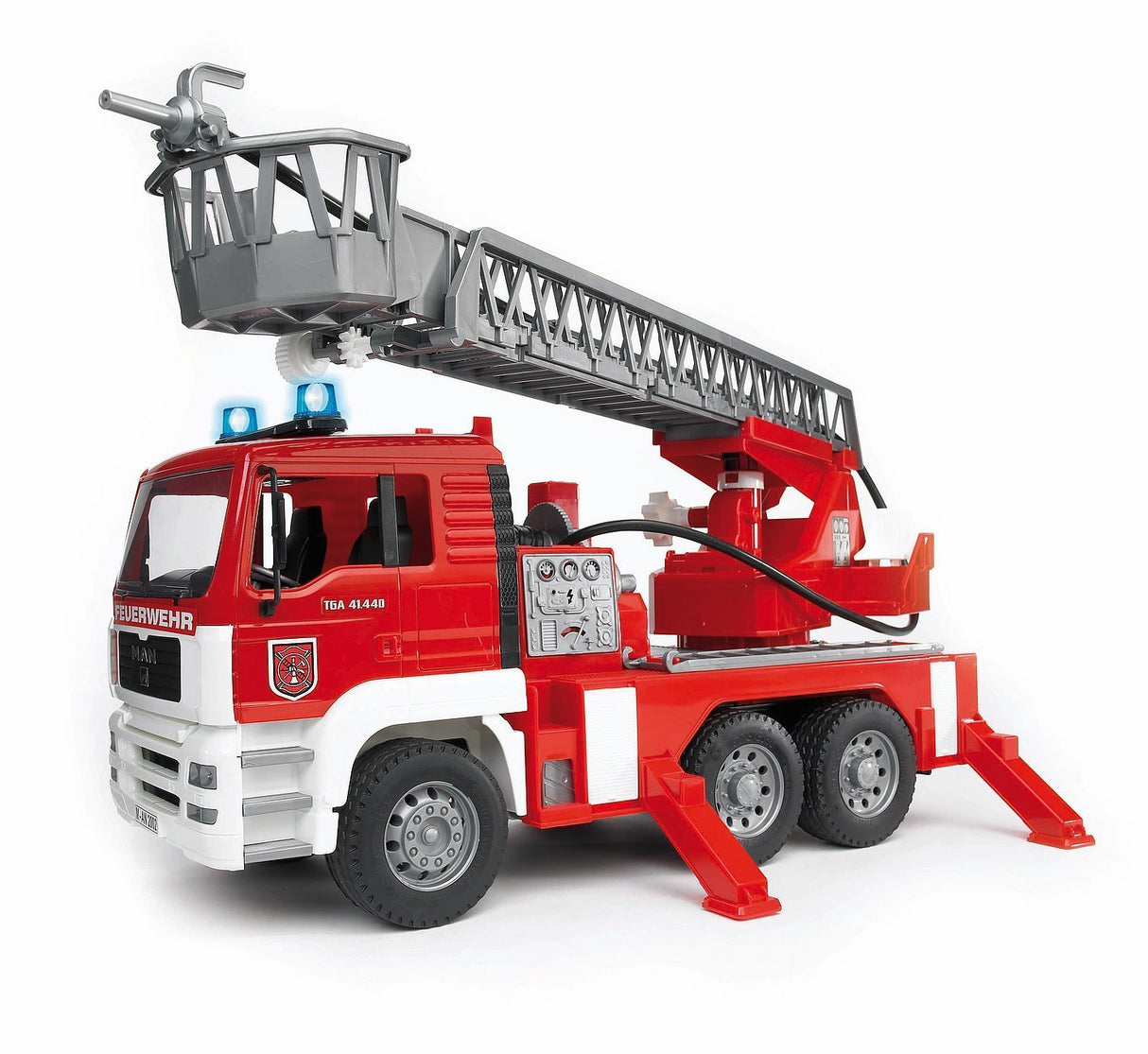 Bruder MAN TGA Fire Engine with Ladder, Water Pump and Light/Sound Module - Tadpole