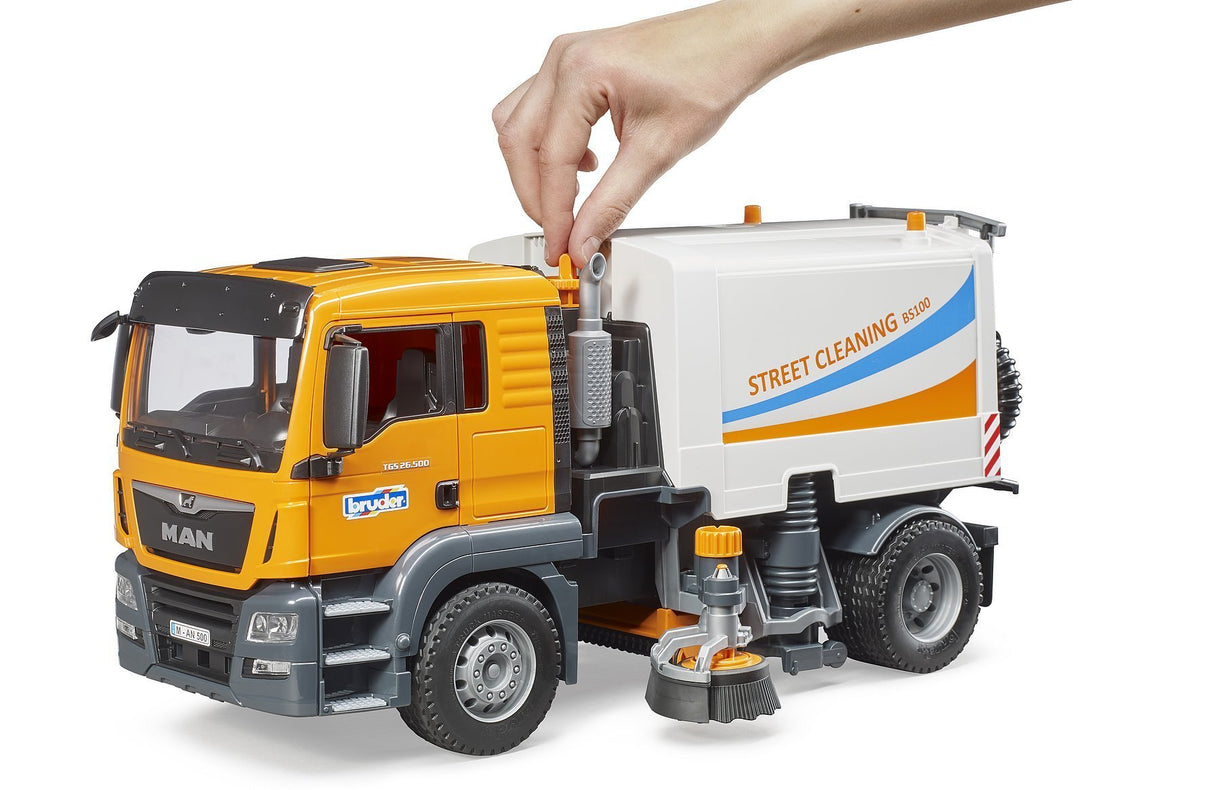 Bruder NEW MAN TGS Street Sweeper - Tadpole