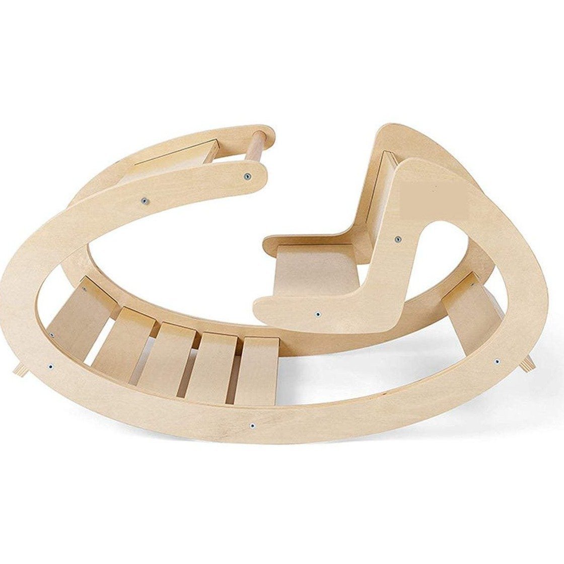 Cassaro Kids Waldorf Wooden Natural Rocking Play - Tadpole