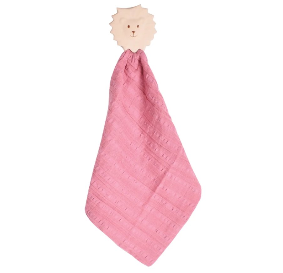 Comforter - Muslin w/Nat. Rubber Teether - Tadpole