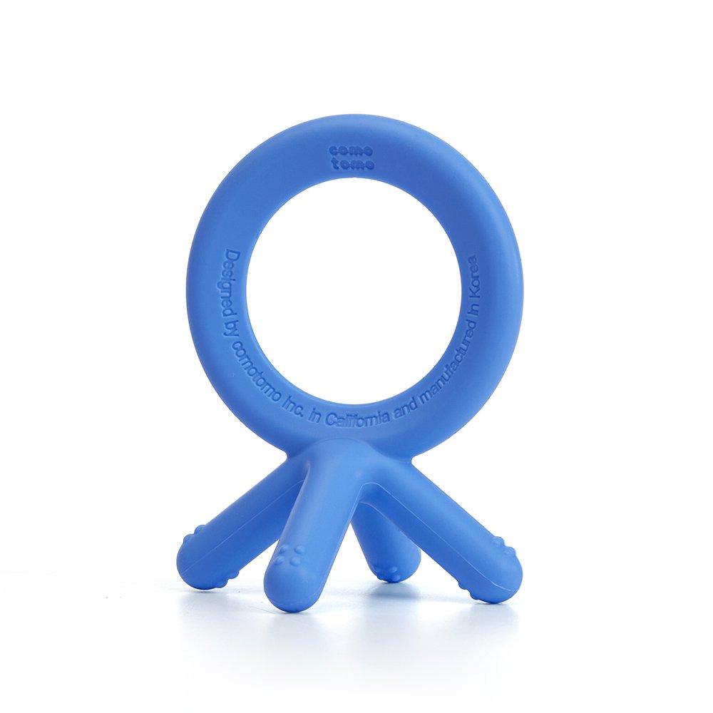 Comotomo Silicone Baby Teether Blue - Tadpole
