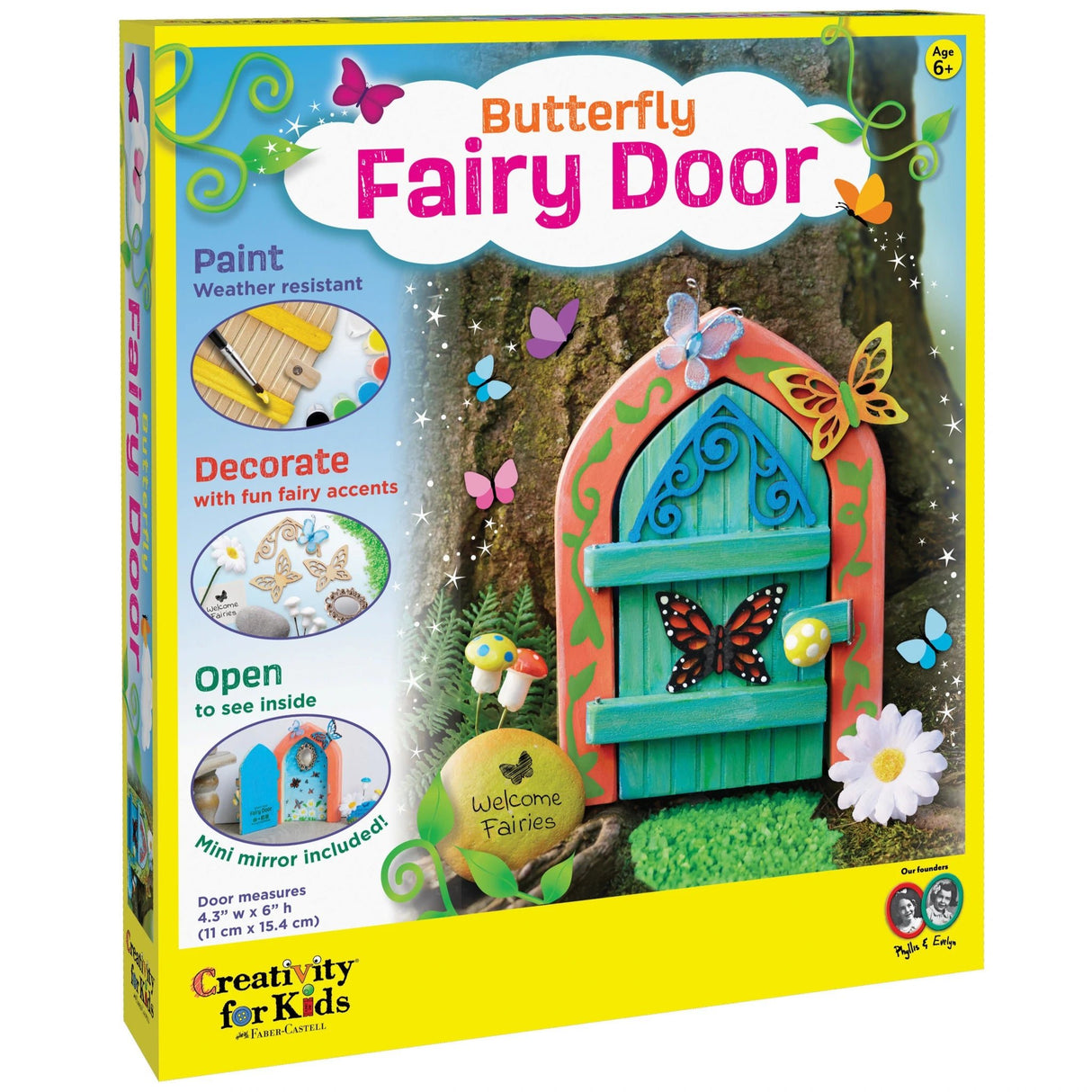 Creativity For Kids Butterfly Fairy Door - Tadpole