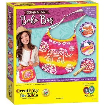 Creativity for Kids Design & Paint Boho Bag - Tadpole