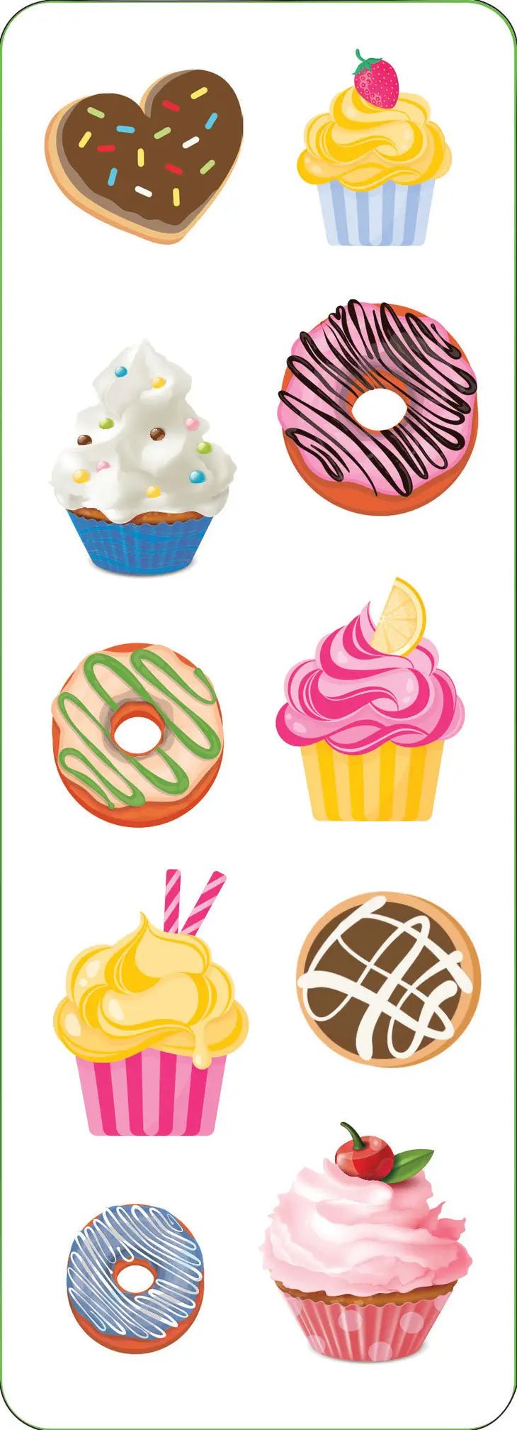 Cupcakes & Donuts Sticker Set - Tadpole