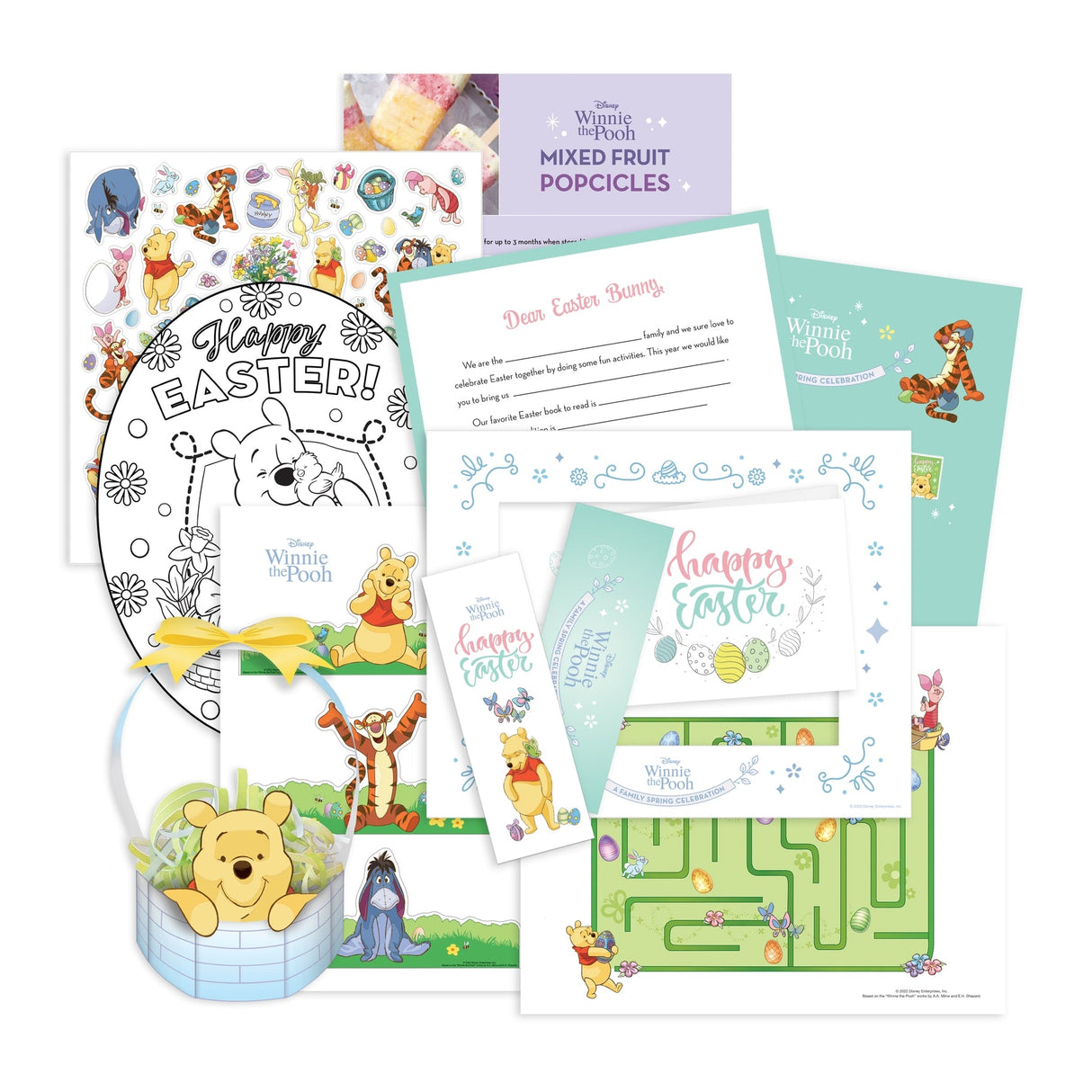 Disney Winnie the Pooh Easter Advent Calendar - Tadpole