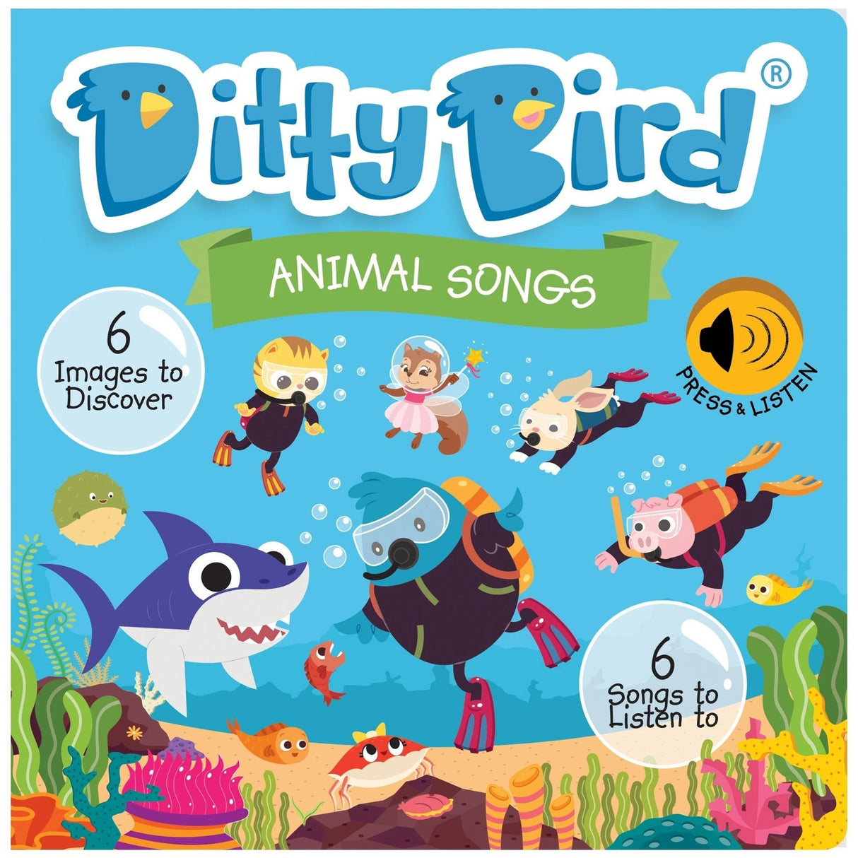 Ditty Bird Baby Sound Book: Animal songs - Tadpole