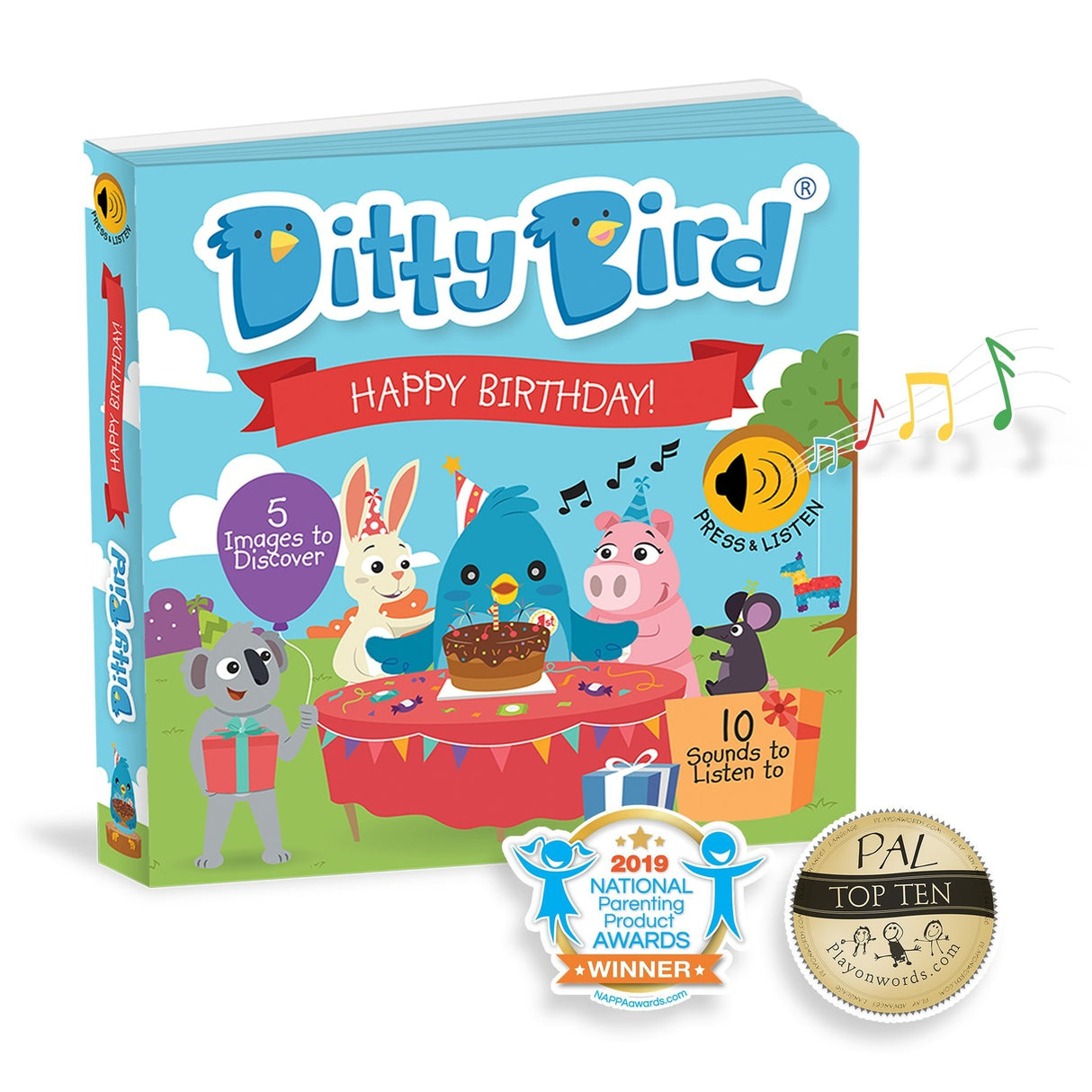 Ditty Bird Baby Sound Book: Happy Birthday - Tadpole
