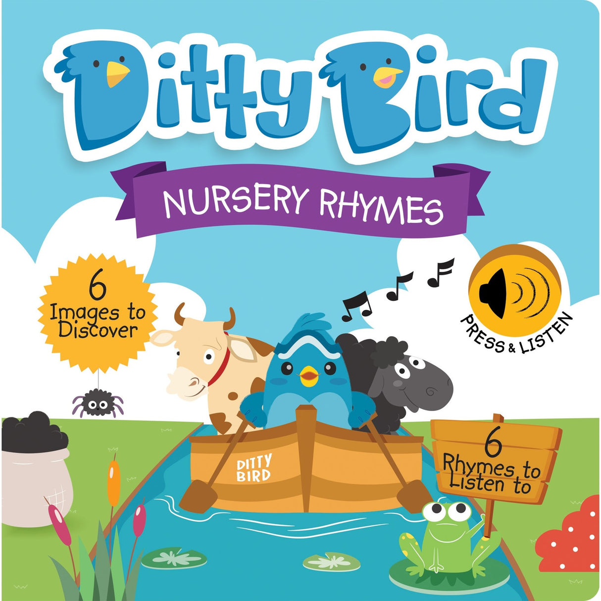 Ditty Bird Baby Sound Book: Nursery Rhymes - Tadpole