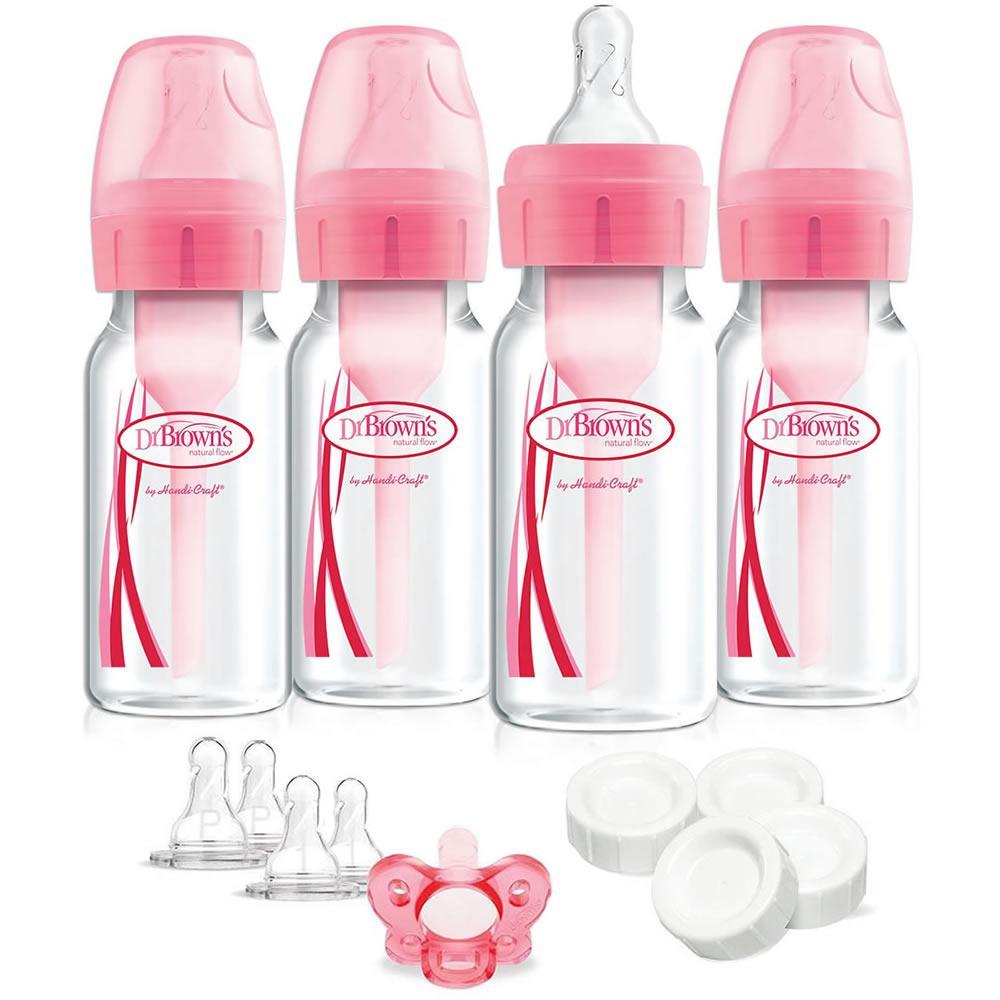 Dr. Brown's Breast to Bottle Feeding Set, Pink - Tadpole