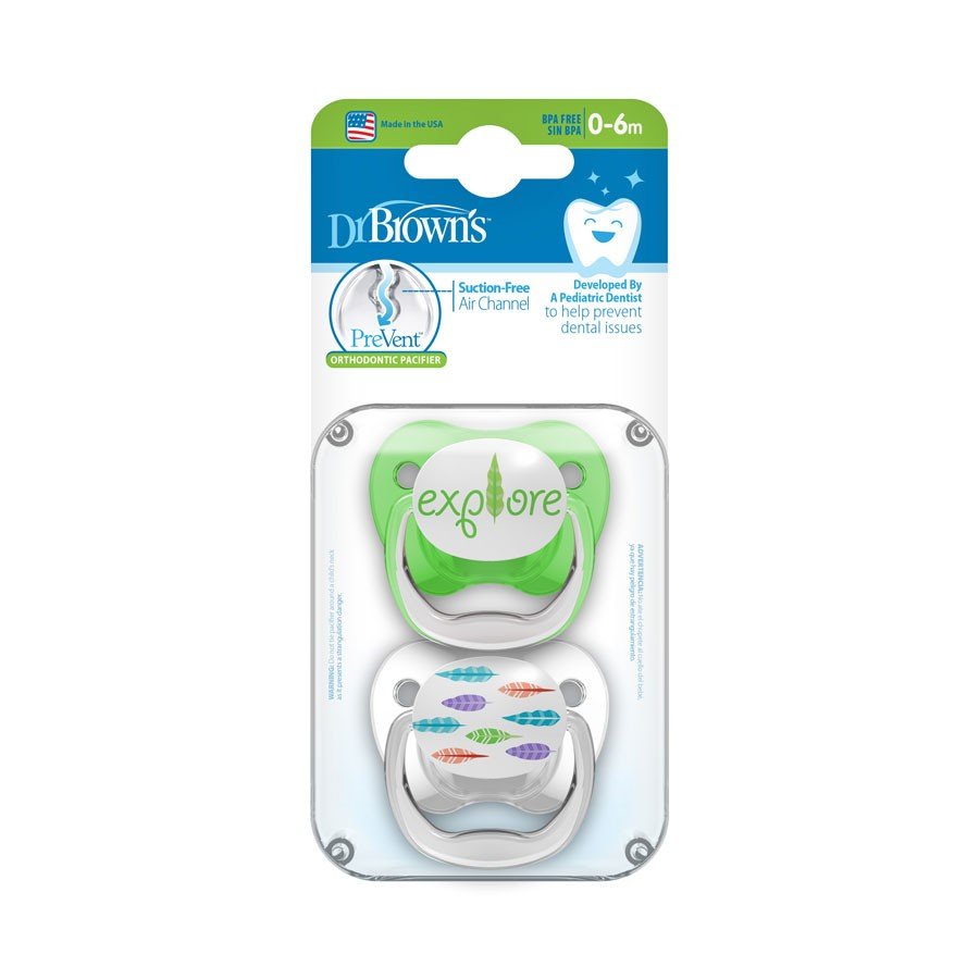 Dr. Brown’s™ PreVent™ Classic Pacifiers, 2 Count - Tadpole