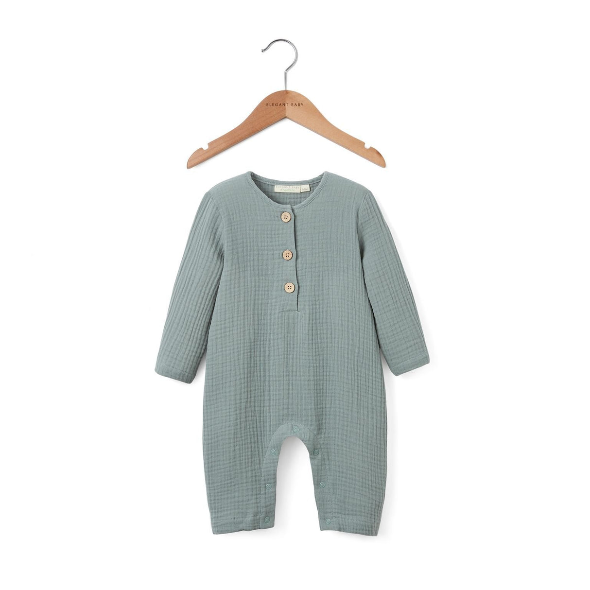 Elegant Baby Henley Jumpsuit - Tadpole