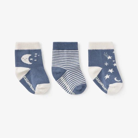 Elegant Baby Non Slip Baby Socks 3pk - Tadpole
